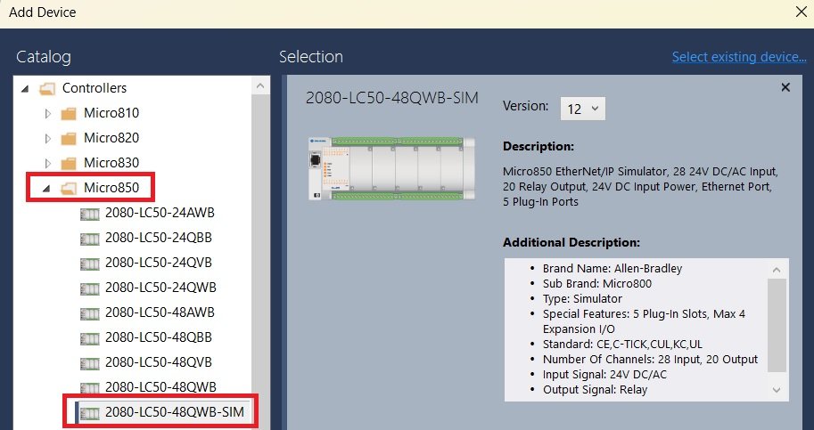 what is Connected Components Workbench PLC Simulator